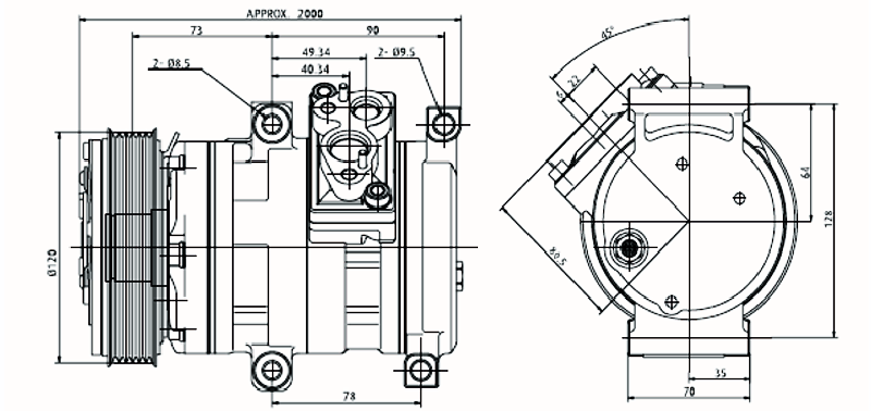 DKS DS Technical Drawings